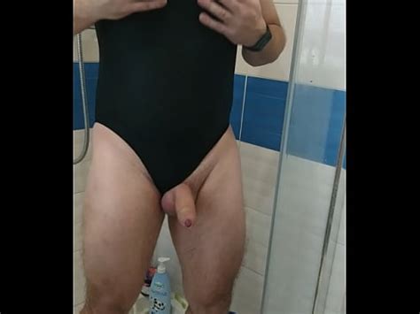 Tranny Wearing One Piece Swimsuit Speedo And Jerking XVIDEOS