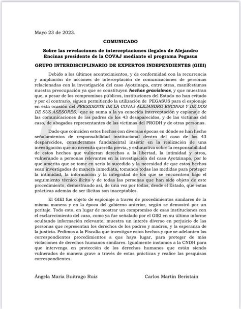 Elia Almanza On Twitter Sobre El Espionaje A A Encinas R El