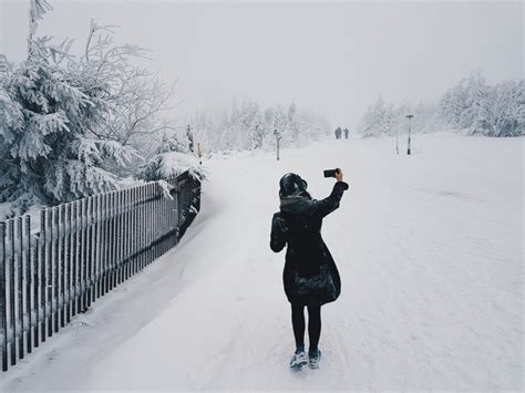 Banco De Imagens Neve Congelando Nevasca Tempestade De Inverno