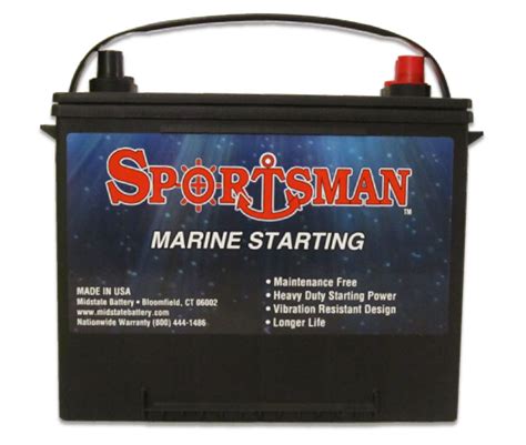 Sportsman Marine Starting Batteries Midstate Battery