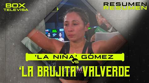 RESUMEN Yesenia La Niña Gómez vs Mariela Brujita Valverde Peso