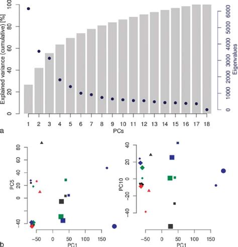 Principal Component Analysis Results A Importance Of Principal