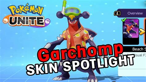 Garchomp Pokemon Unite Skin Spotlight Youtube