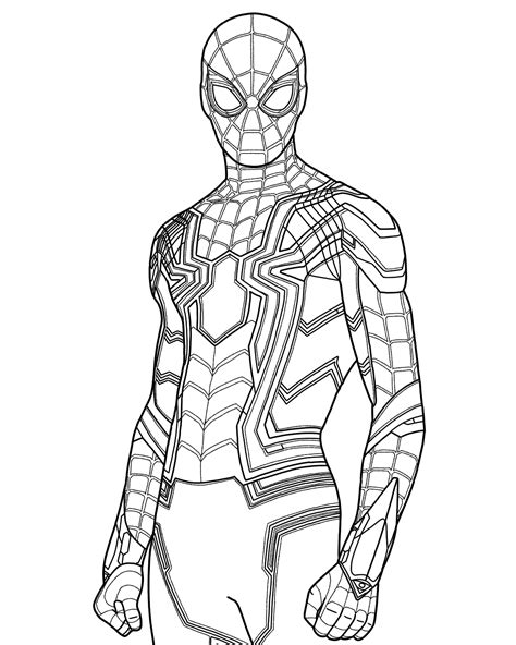 Iron Spiderman Printable