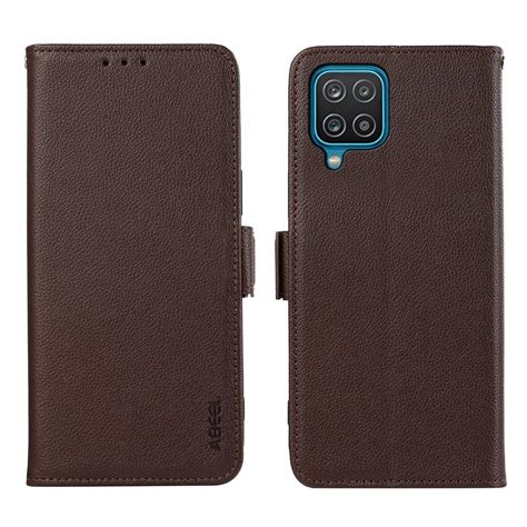 For Samsung Galaxy A Abeel Side Magnetic Litchi Pattern Leather Rfid