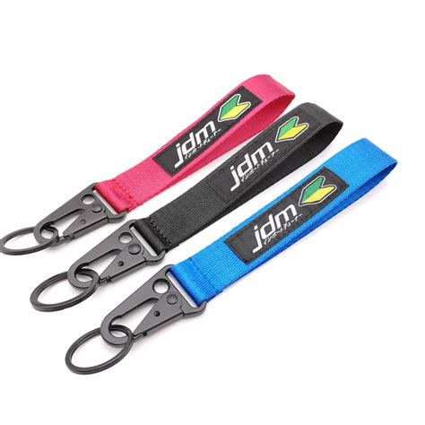 Porte clés JDM Racing porte clés étiquettes JDM porte clés Auto voiture