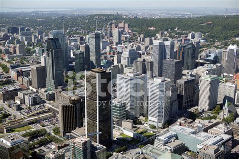 Montreal Downtown Aerial View stock photos - FreeImages.com