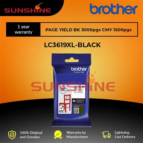 Original Brother Lc Xl Black Cyan Magenta Yellow Ink J Dw