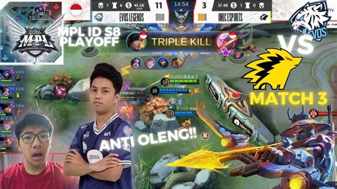 EVOS GAMAU PULANG DIBANTAI BALIK ONIC VS EVOS MATCH 3 PLAYOFF