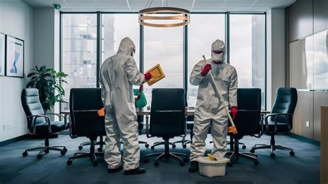 Premium Photo Wide Angle Portrait Of Two Sanitation Workers Wearing