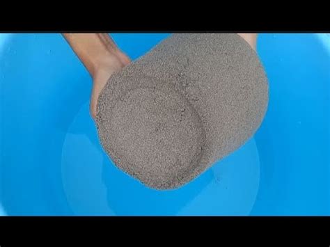 Asmr Charcoal Sand Crumbling And Dipping In Lots Of Water Asmr