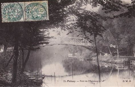 Poissy Poissy Pont De Migneaux Carte Postale Ancienne Et Vue D