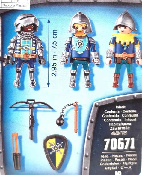 Playmobil 70761 Figuren Set Novelmore Ritter Ab 4 Jahren Spielzeug