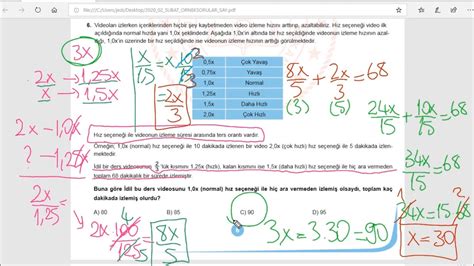 2020 Lgs Şubat Ayı Matematİk Örnek Sorular Ve Çözümleri Youtube