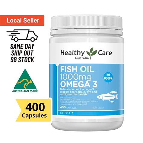 Swisse Wild Fish Oil High Strength 1500mg Healthy Care Fish Oil