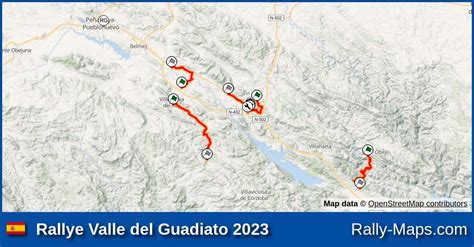 Maps Rallye Valle Del Guadiato Rally Maps