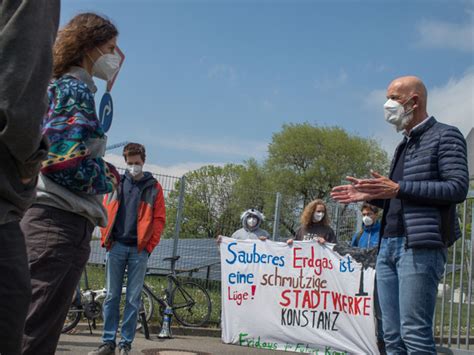 Protest gegen Pläne zum Bau einer zweiten Gasleitung für Konstanz