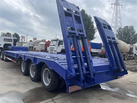 Axles Equipment Trailer Goose Neck Trailer Lowbed Loader Trailer