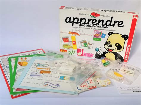 Apprendre L Alphabet Et Les Mots Jeux Nathan Grenier D Enfance