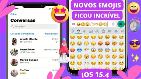 Novo Como Deixar O Whatsapp Igual Do Iphone Pro Max Novos Emojis