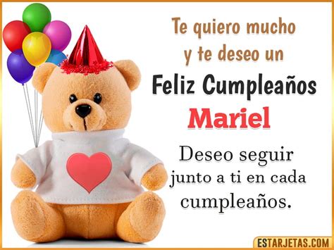 Feliz Cumplea Os Mariel Im Genes Tarjetas Y Mensajes