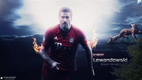 Robert Lewandowski Fc Bayern Monachium Bundesliga Niemcy Tapety