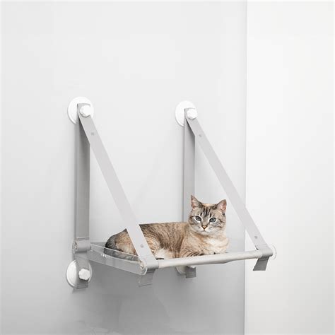 Cama De Janela Para Gatos Loft Cinza Woolie