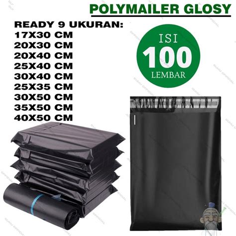 Jual Kantong Plastik Packing Polymailer Olshop Glossy Lembar Di