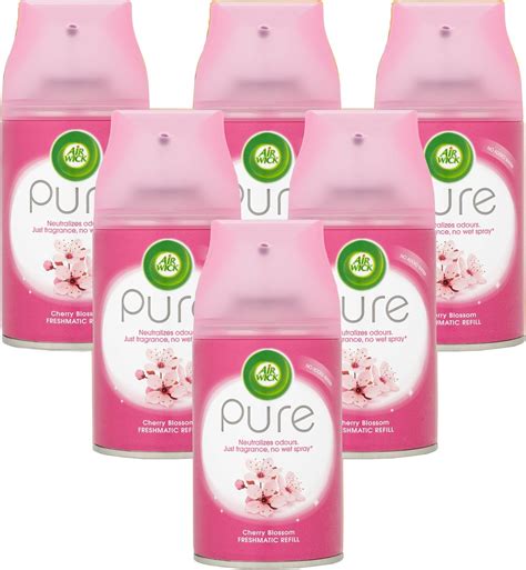 6 X AIR Wick FRESHMATIC Pure Cherry Blossom Refill 250ML Amazon Co Uk