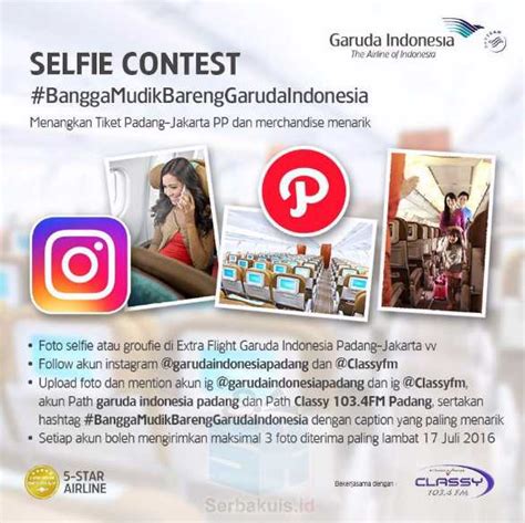 Kontes Selfie Mudik Berhadiah Tiket Pesawat Padang JKT PP