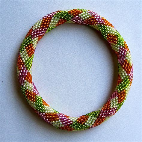 Ravelry Colors Bead Crochet Bangle Pattern By Linda Lehman