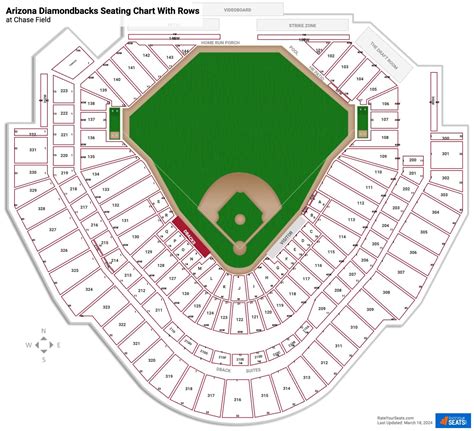 Chase Field Seating Chart With Seat Numbers | Awesome Home