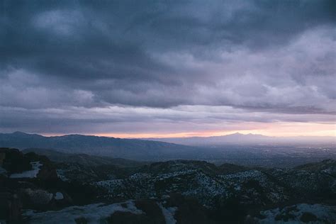 Hd Wallpaper United States Mount Lemmon Mountain Mountains Peak