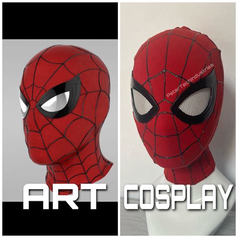 Mcu Civil War Spiderman Mask Cosplay Mask Etsy