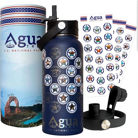 Amazon AguaTrek National Park Water Bottle With Stickers