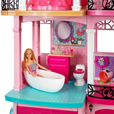 Customer Reviews Mattel Barbie Dreamhouse Pink FFY84 Best Buy