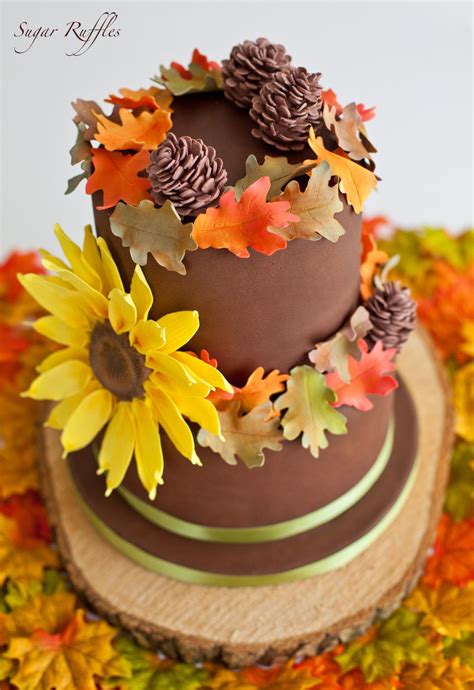 Autumn Cake Fall Cakes Fall Birthday Cakes Cupcake Cakes