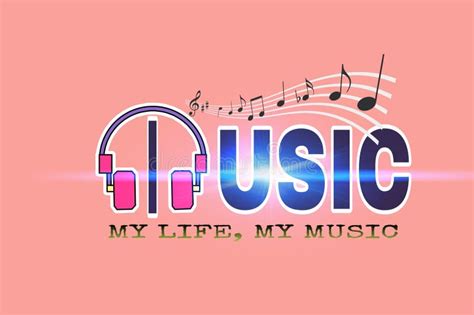 Music is my life stock vector. Illustration of icon - 107078801