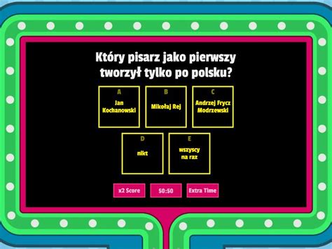 Odrodzenie Na Ziemiach Polskich Szybki Quiz Teleturniej