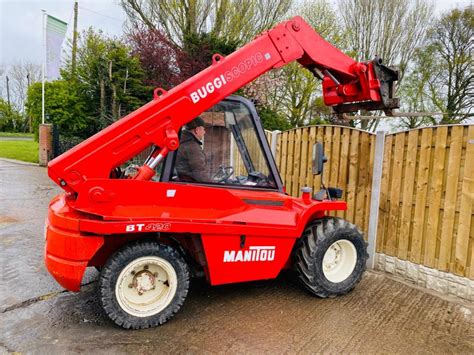 Manitou Bt420 Buggie Scopic Telehandler Only 4864 Hours Cw Pallet Tines