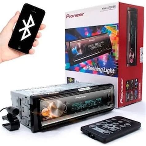 Aparelho Pioneer Mvh X Br Bluetooth Mixtrax Spotify Pendrive