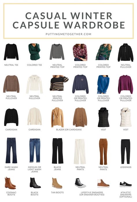 Casual Winter Capsule Wardrobe