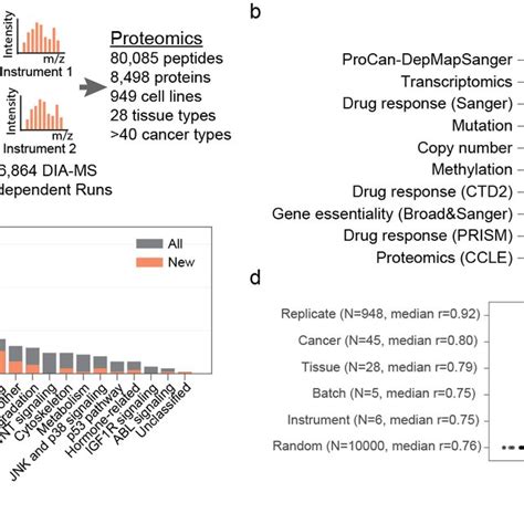 Distinct Proteomic Profiles According To Cell Type A Proteomic Data