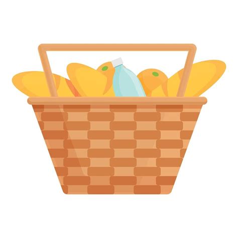 Bakery Basket Icon Cartoon And Flat Style Vector Art At Vecteezy