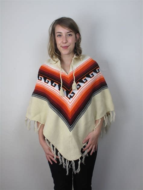 South Western Poncho Aztec Available At House Of Maryanne Vintage