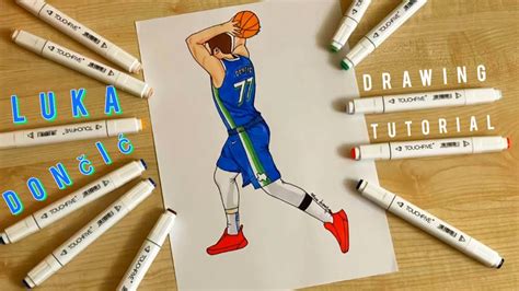 How To Draw Luka Doncic How To Draw Basketball Player Of Dallas