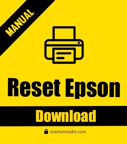 Reset Epson A Israel Sennador Produtos Digitais Hotmart