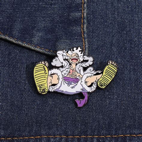 One Piece Hard Enamel Pins Luffy Brooch Dibujo Animado Anime Pin Lapel