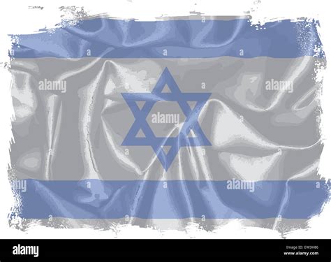 flag  israel  blue  white   star  david stock photo