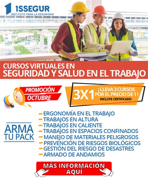 CURSOS EN SEGURIDAD Y SALUD EN EL TRABAJO ISSEGUR Instituto